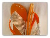 Design das havaianas chique com strass