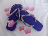 Design das havaianas chique com strass