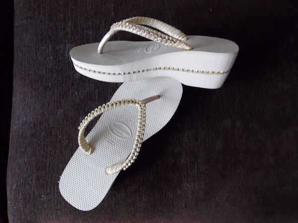 havaianas chique com strass